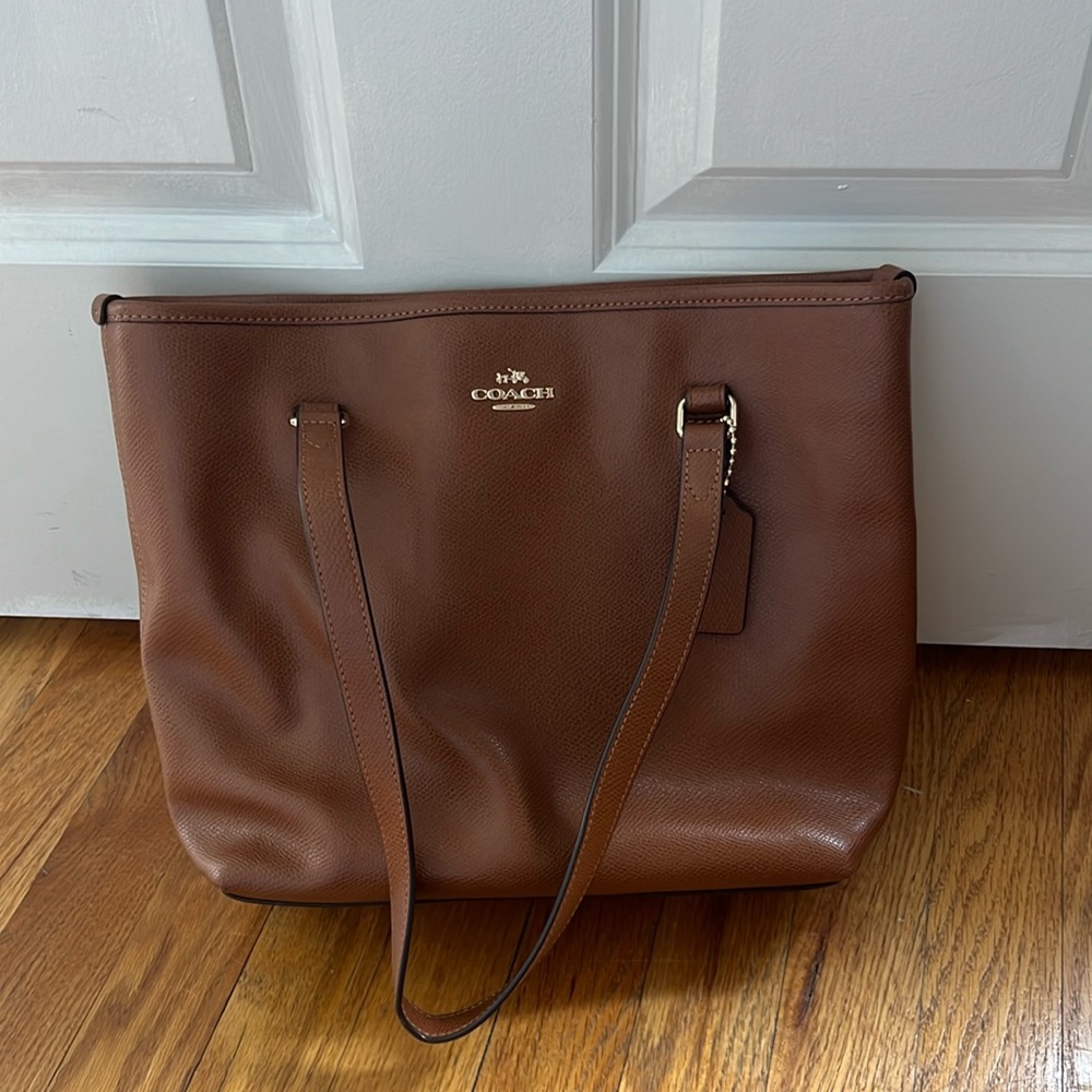 Coach Tan Leather Bag